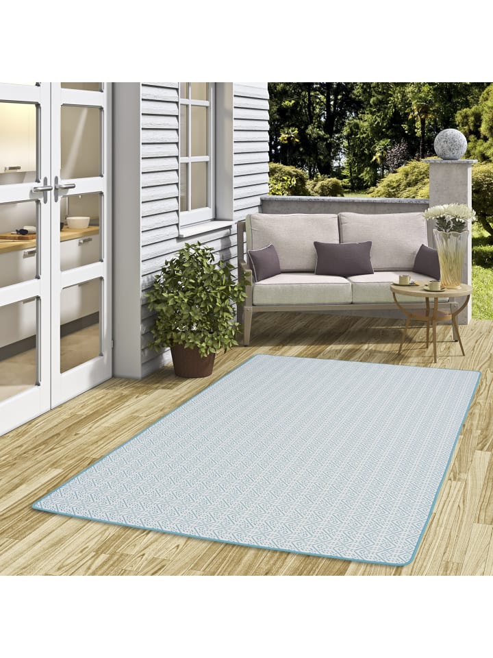 Snapstyle In- und Outdoor Teppich Beidseitig Cape Cod in Hellblau günstig kaufen