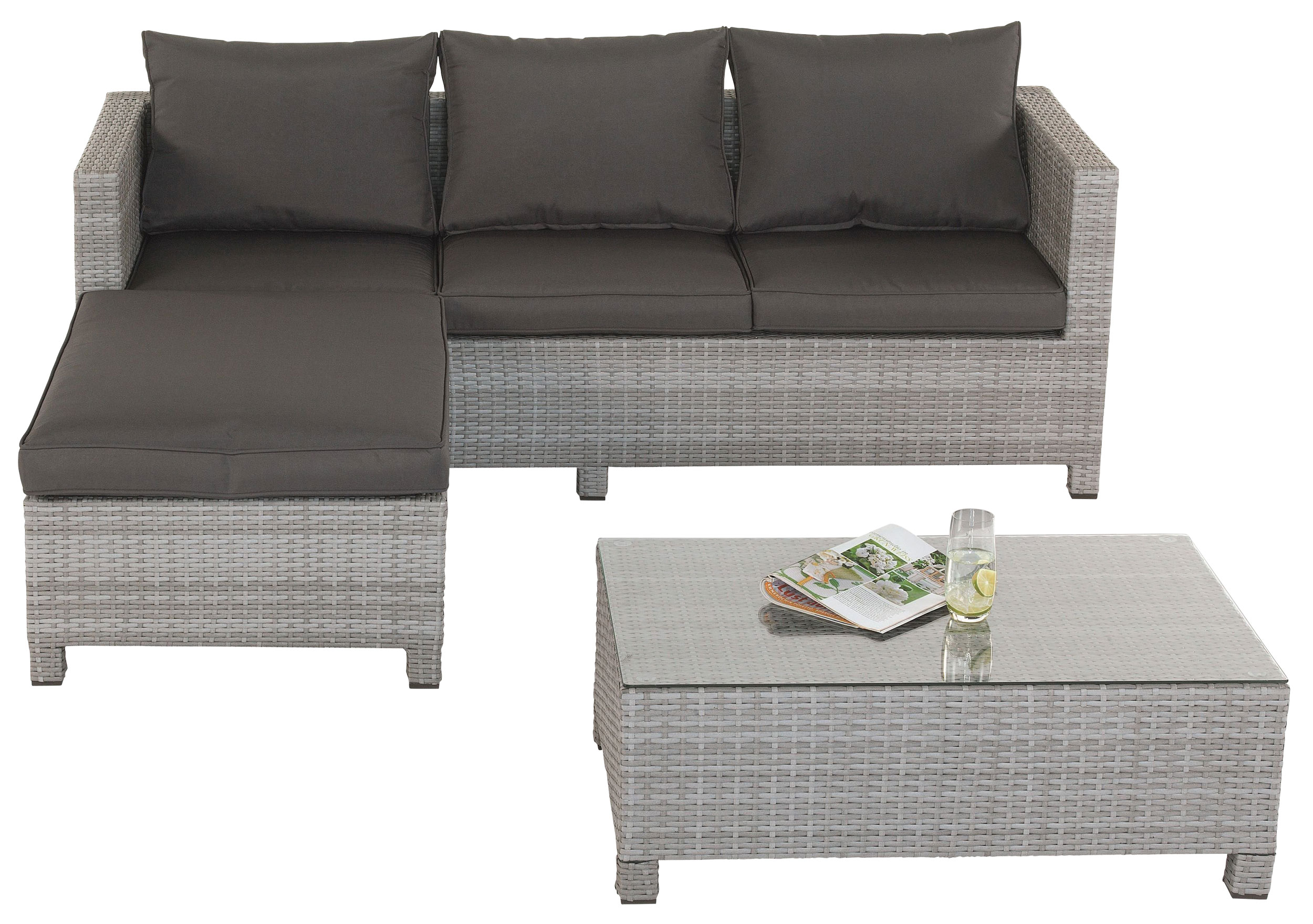 OUTDOORLounge-Set Polyrattan