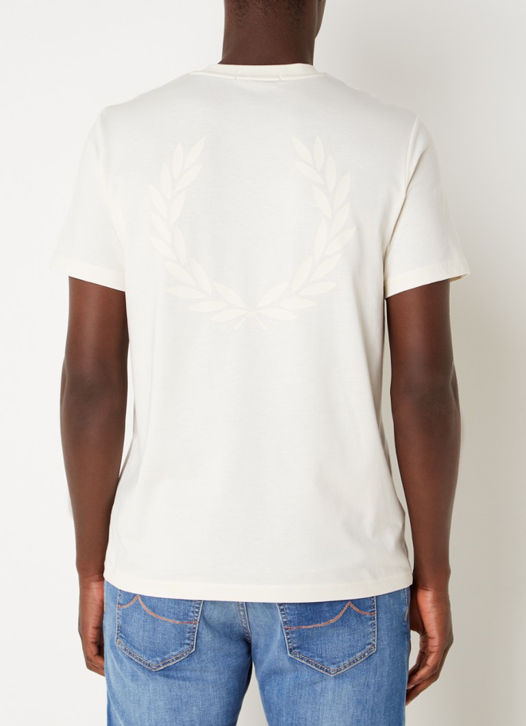 Fred Perry T-krekla aizmugurējais logotips un apdruka