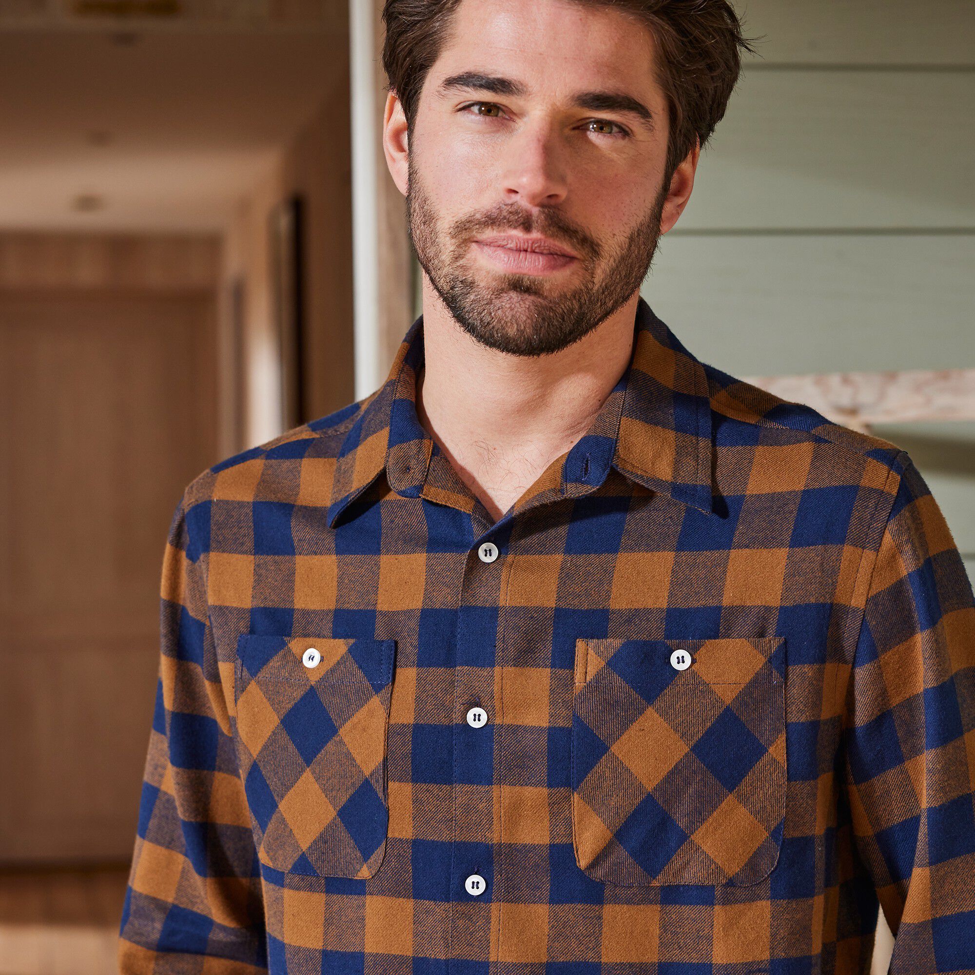 Chemise carreaux flanelle
