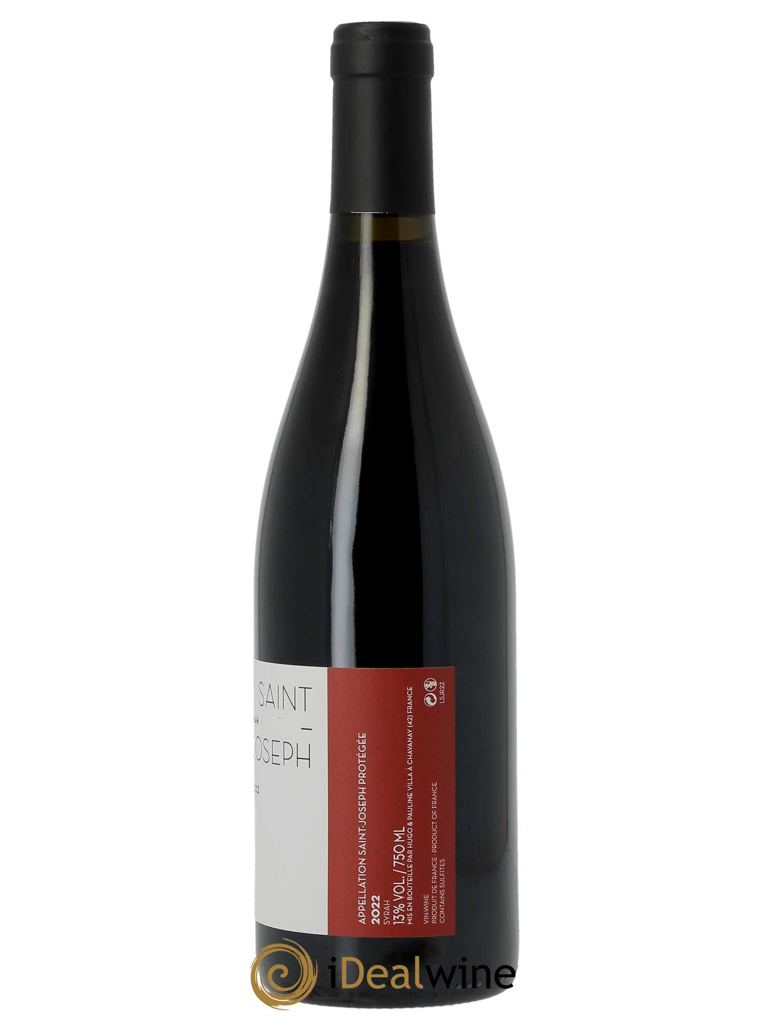 Saint-Joseph Hugo et Pauline Villa  2022 - Lot de 1 Bouteille