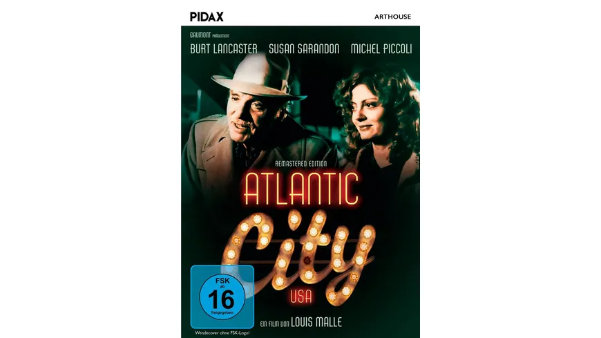 Atlantic City, USA - Remastered Edition / Starbesetztes Meisterwerk von Regisseur Louis Malle (Pidax Arthouse)