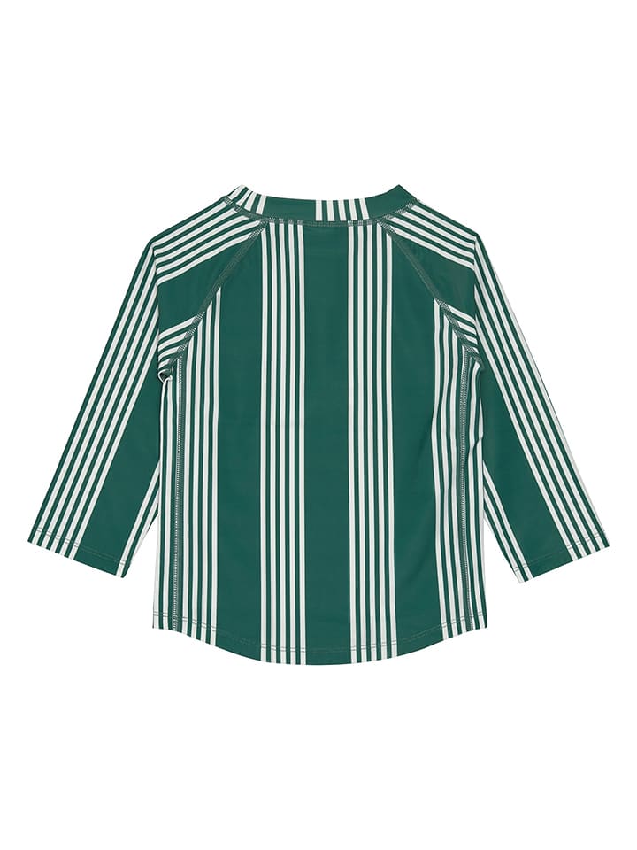 Lässig Badeshirt in Grün/ Weiß günstig kaufen