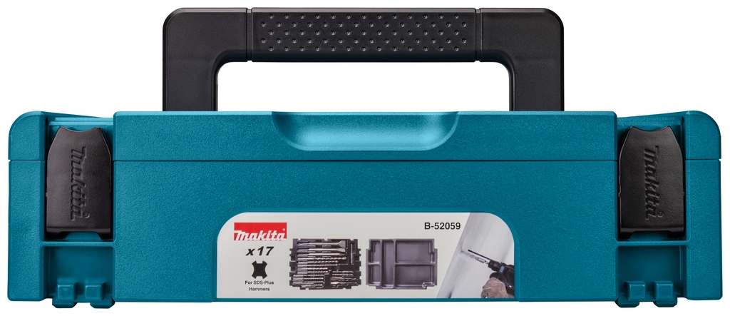 Accessori Makita B-52059 Set di punte/scalpelli da 17 pezzi SDS-PLUS, in Mbox1