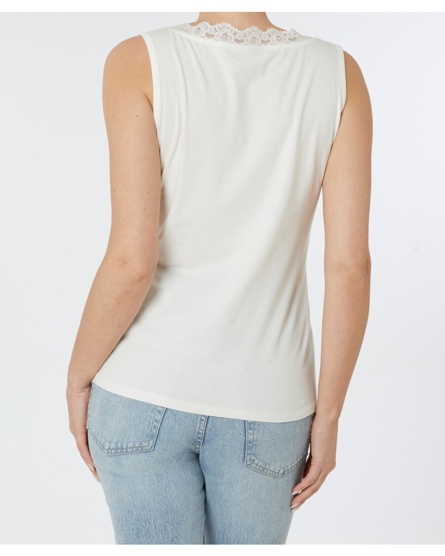 Top mit Spitze