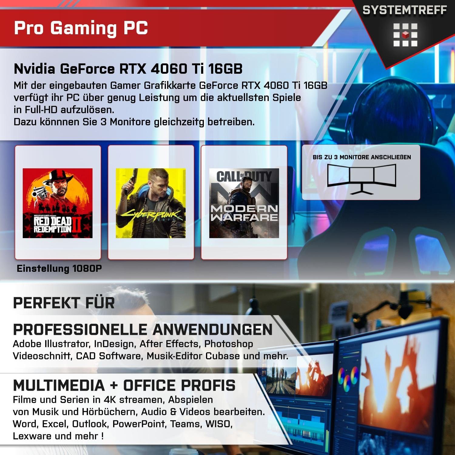 SYSTEMTREFF Gaming-PC-Komplettsystem (27