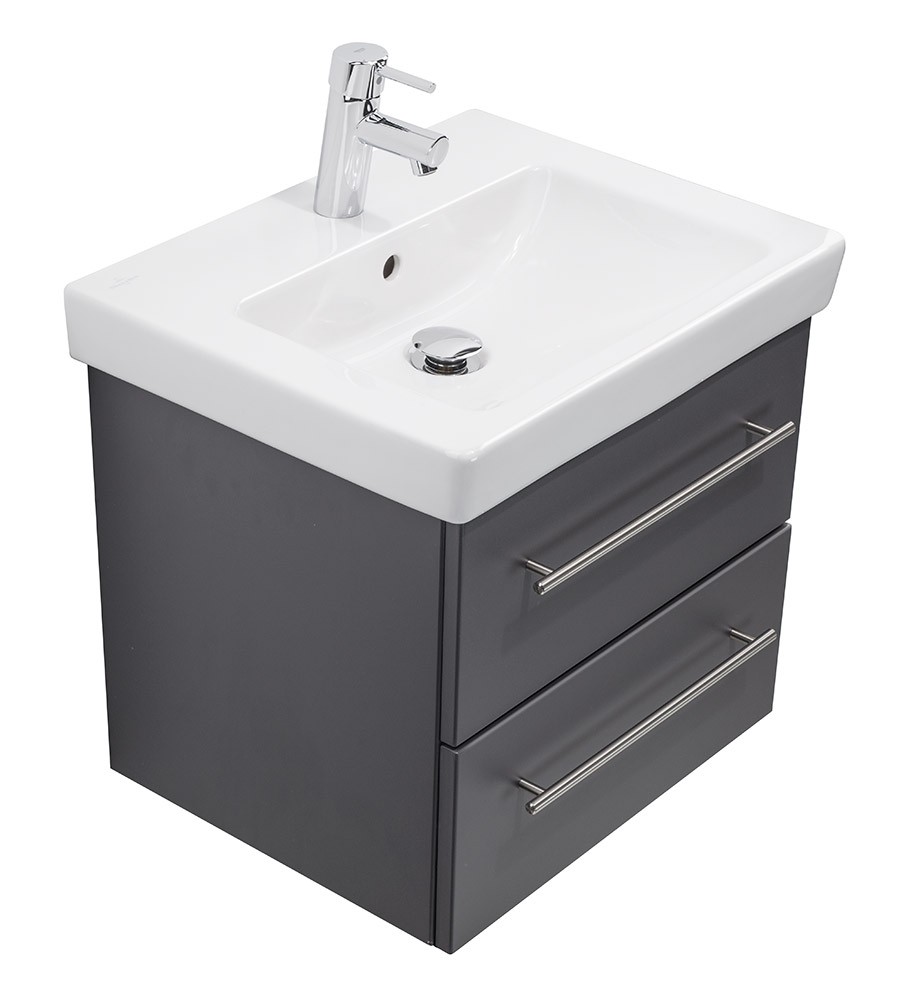 Villeroy & Boch Waschbecken Subway 2.0 55 cm mit passendem Unterschrank