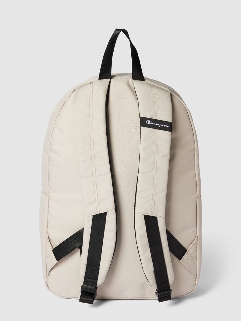 Rucksack mit Label-Details in sand
