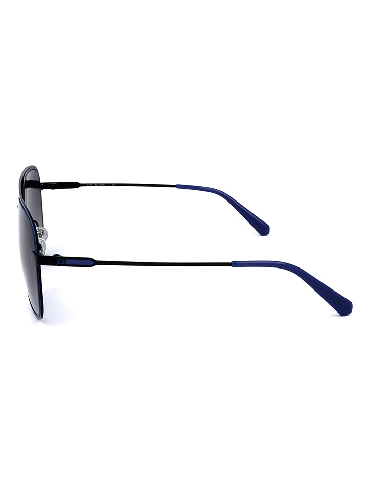 Guess Herren-Sonnenbrille in Blau/ Schwarz günstig kaufen 60