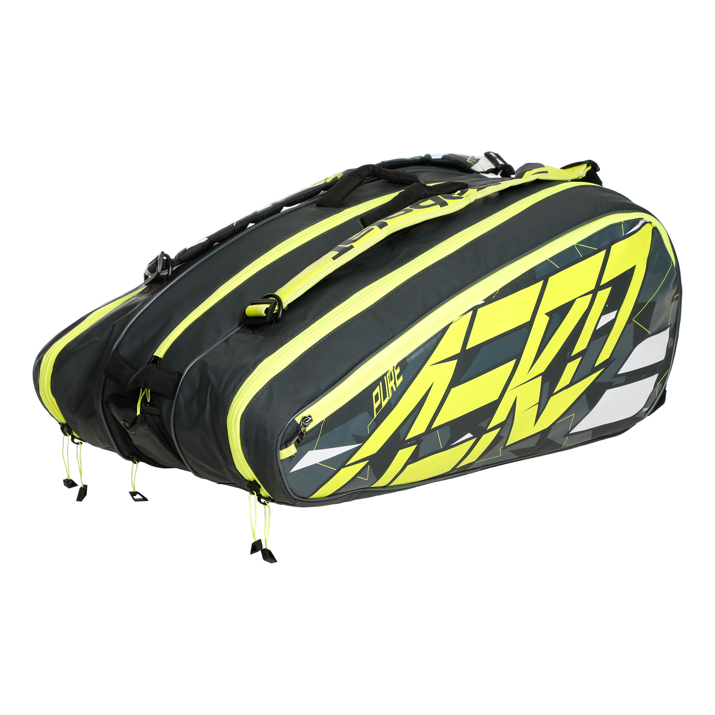 Pure Aero RH X 12 Schlägertasche - Anthrazit, Gelb