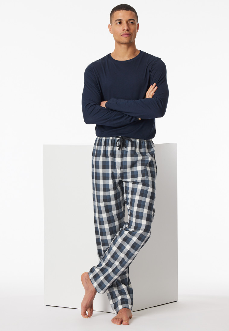 Hose lang Webware multicolor kariert - Mix+Relax