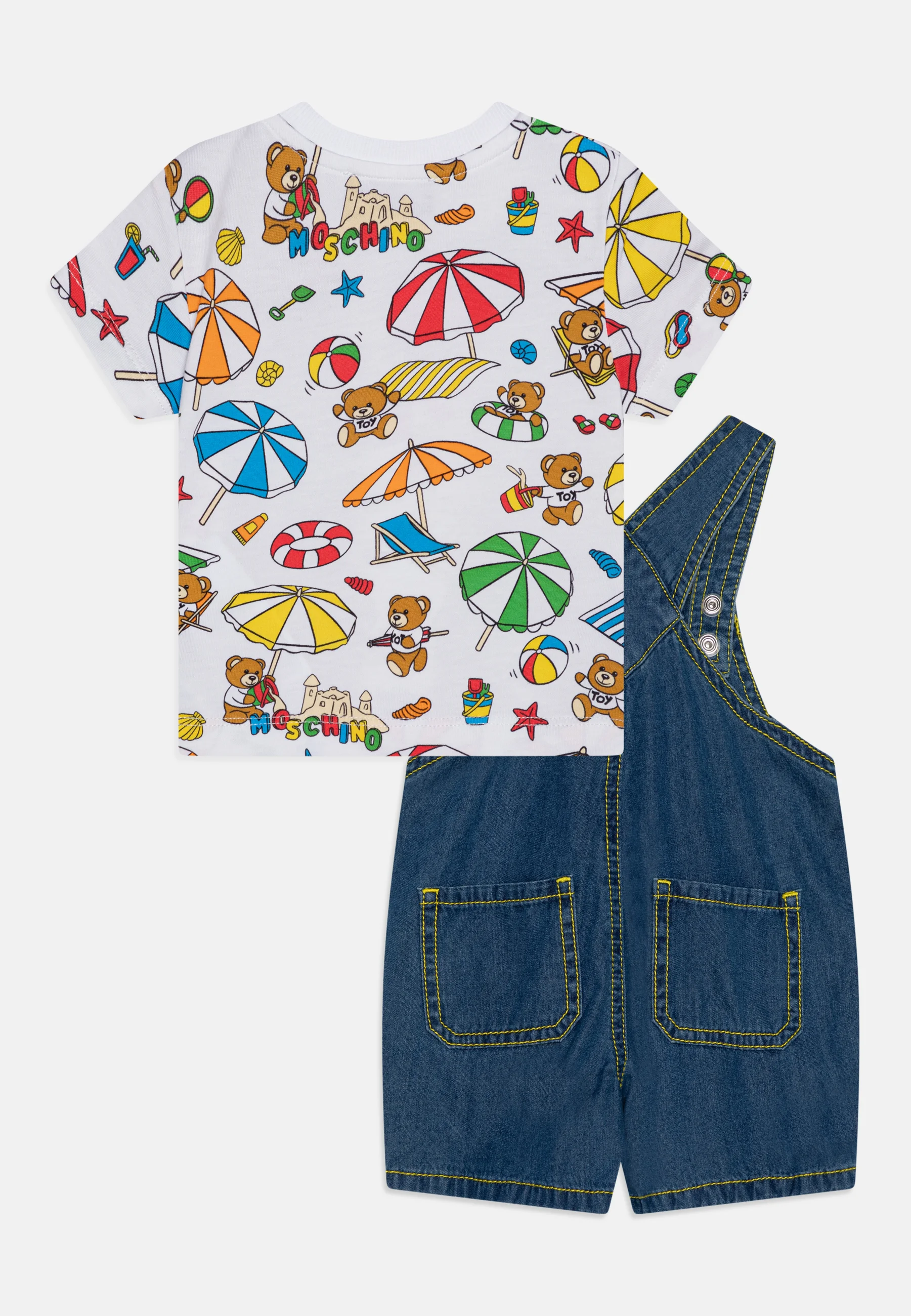 Conjunto unisex de peto para bebé de Moschino - Peto
