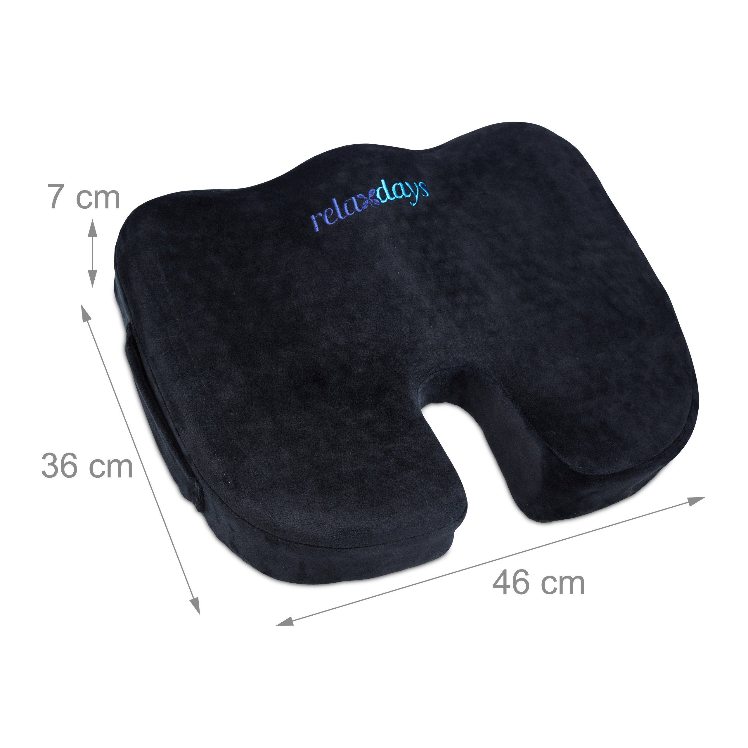 relaxdays Stuhlkissen Orthopädisches Sitzkissen