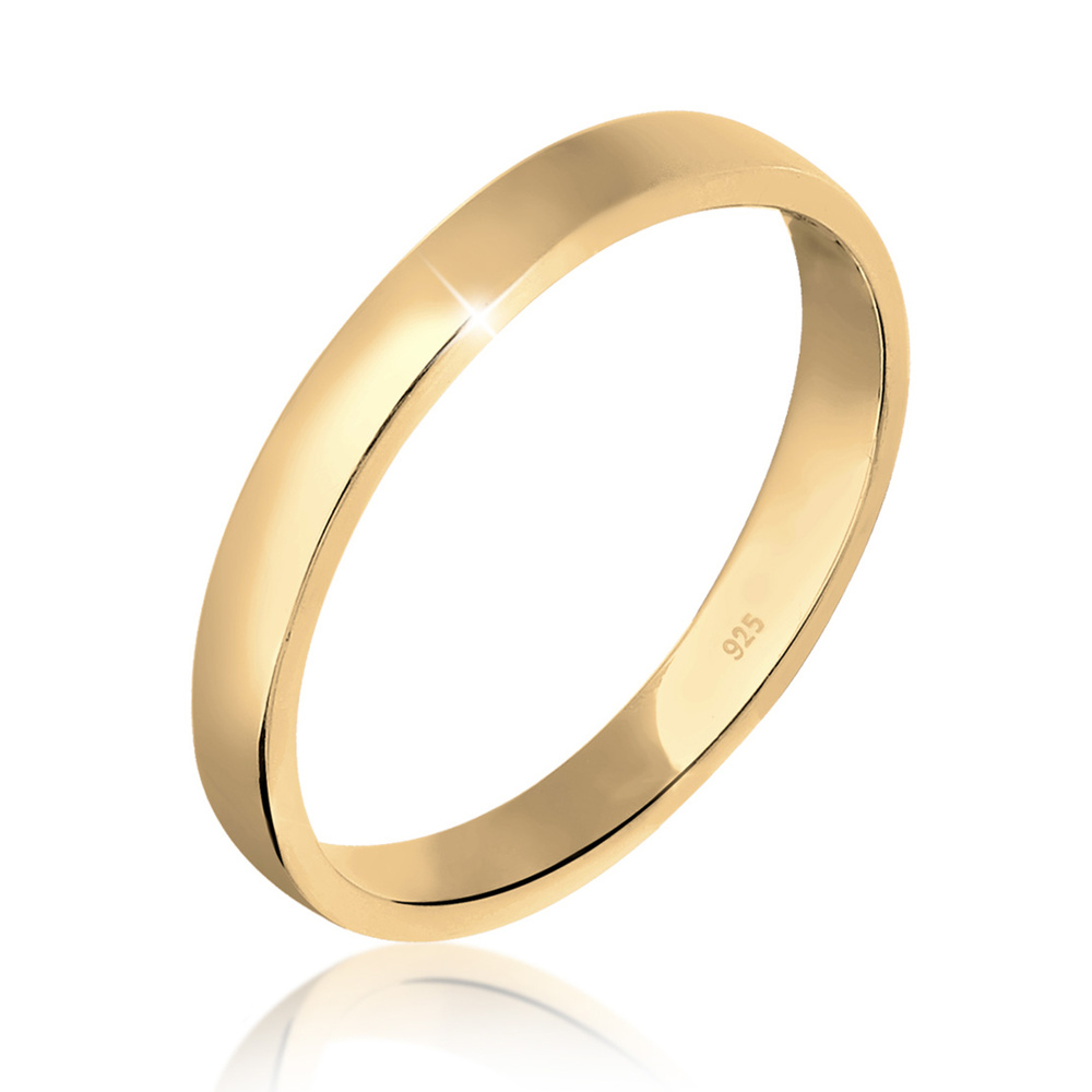 Elli Elli Bague Femmes Fiançailles Simple Élégant en Argent Sterling 925 Bague