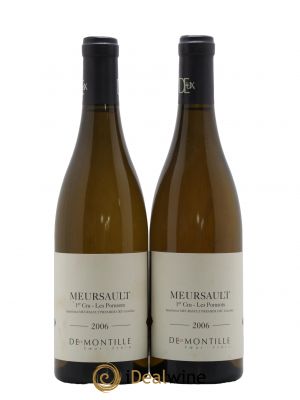 Meursault 1er Cru Les Porusots Deux Montille (Maison)  2006 - Lot de 2 Bouteilles