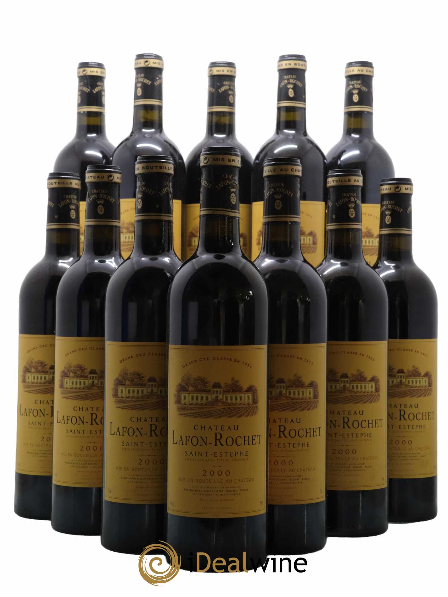 Château Lafon Rochet 4ème Grand Cru Classé  2000 - Lot de 12 Bouteilles