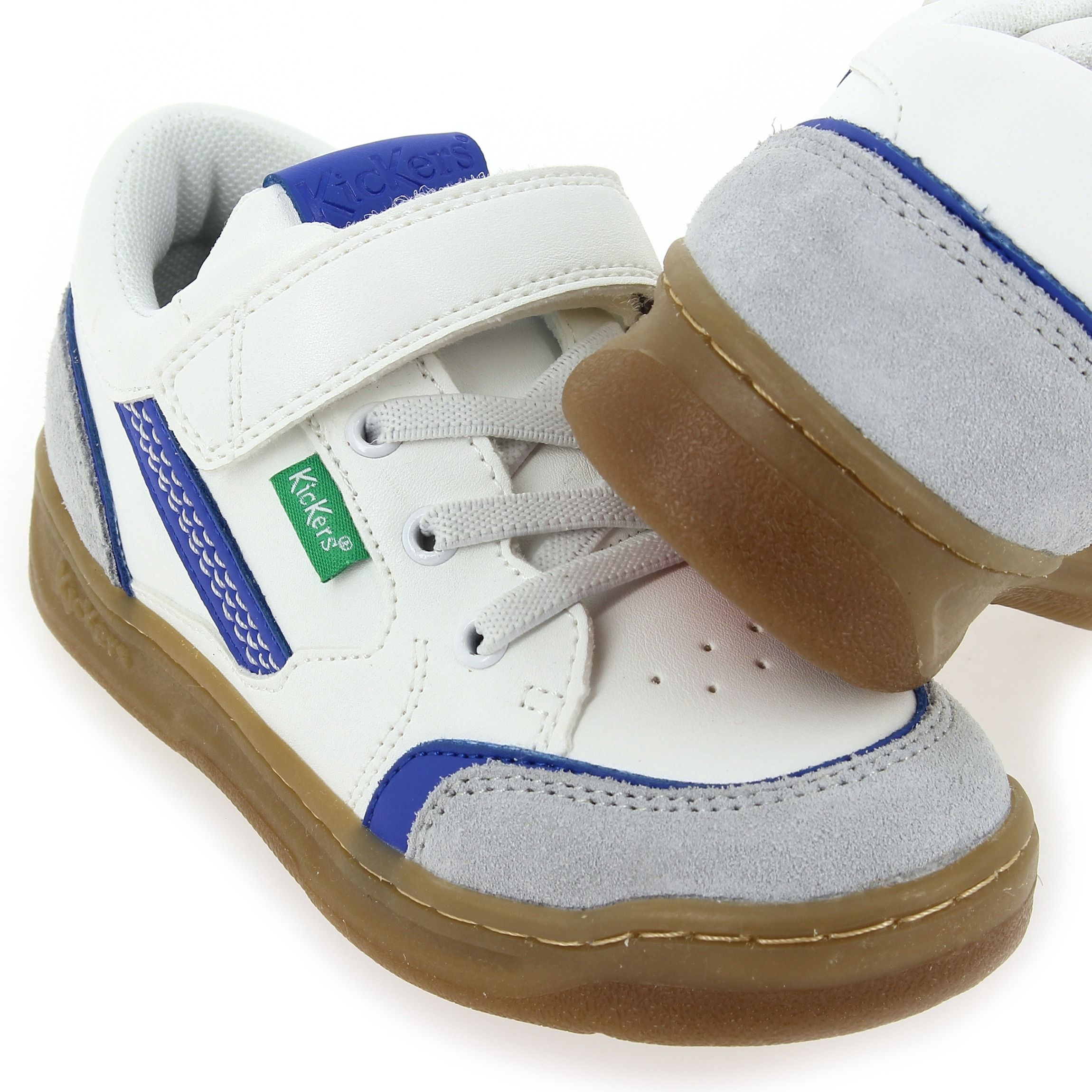 Kickers  KOUIC - Blanc Bleu