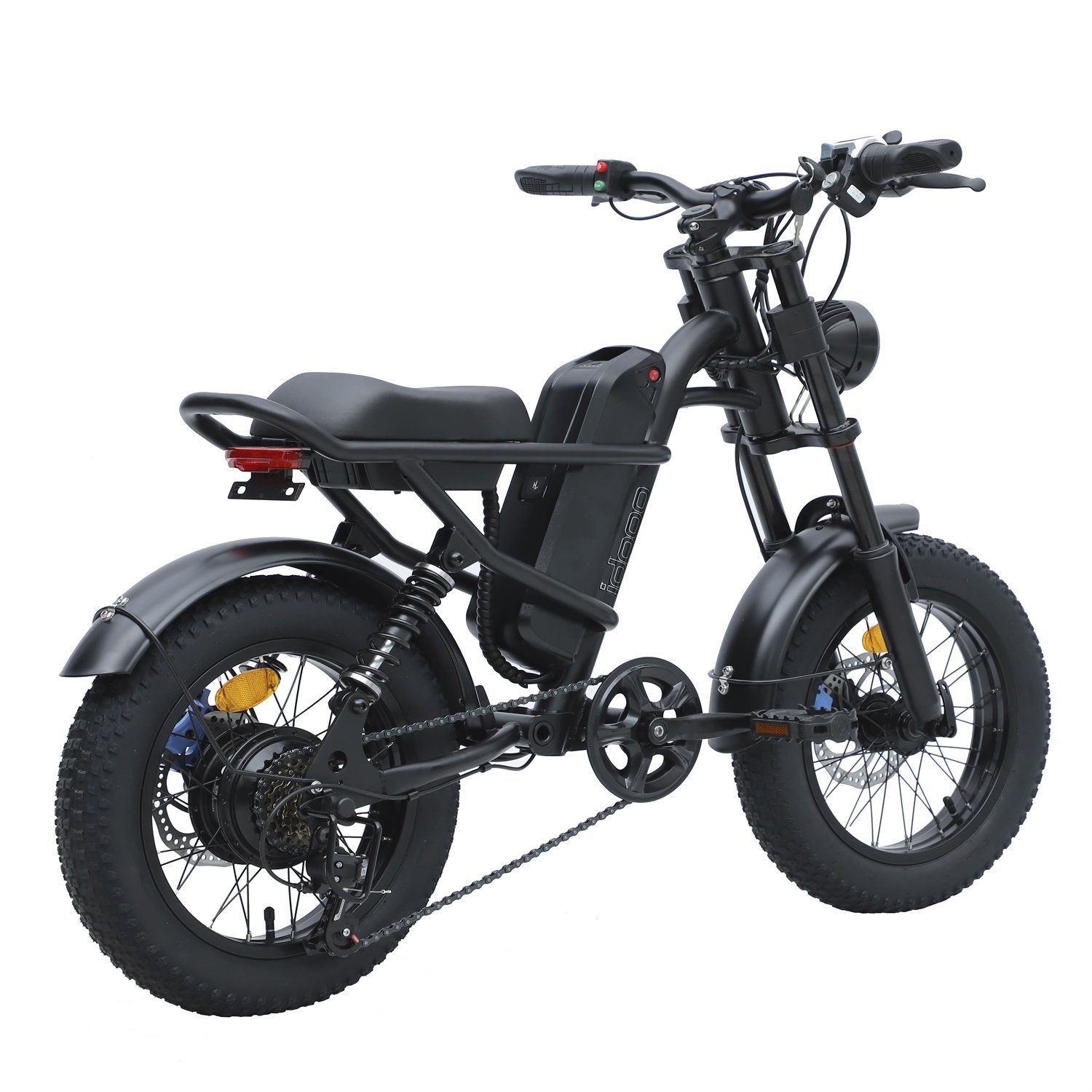 Docrooup E-Bike 16Zoll E-Mountainbike,36V/7.8Ah(280.8Wh), Shimano 6 Gang,max.22 km/h, Heckmotor