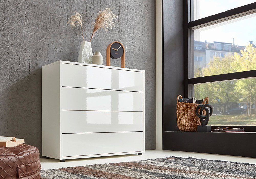 moebel-dich-auf Schubkastenkommode BEN 3 (4 Schubkästen, in verschiedenen Farben), Push-to-open-Funktion