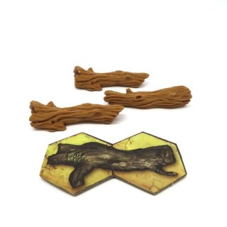 Wood logs for Gloomhaven - 3 pieces
