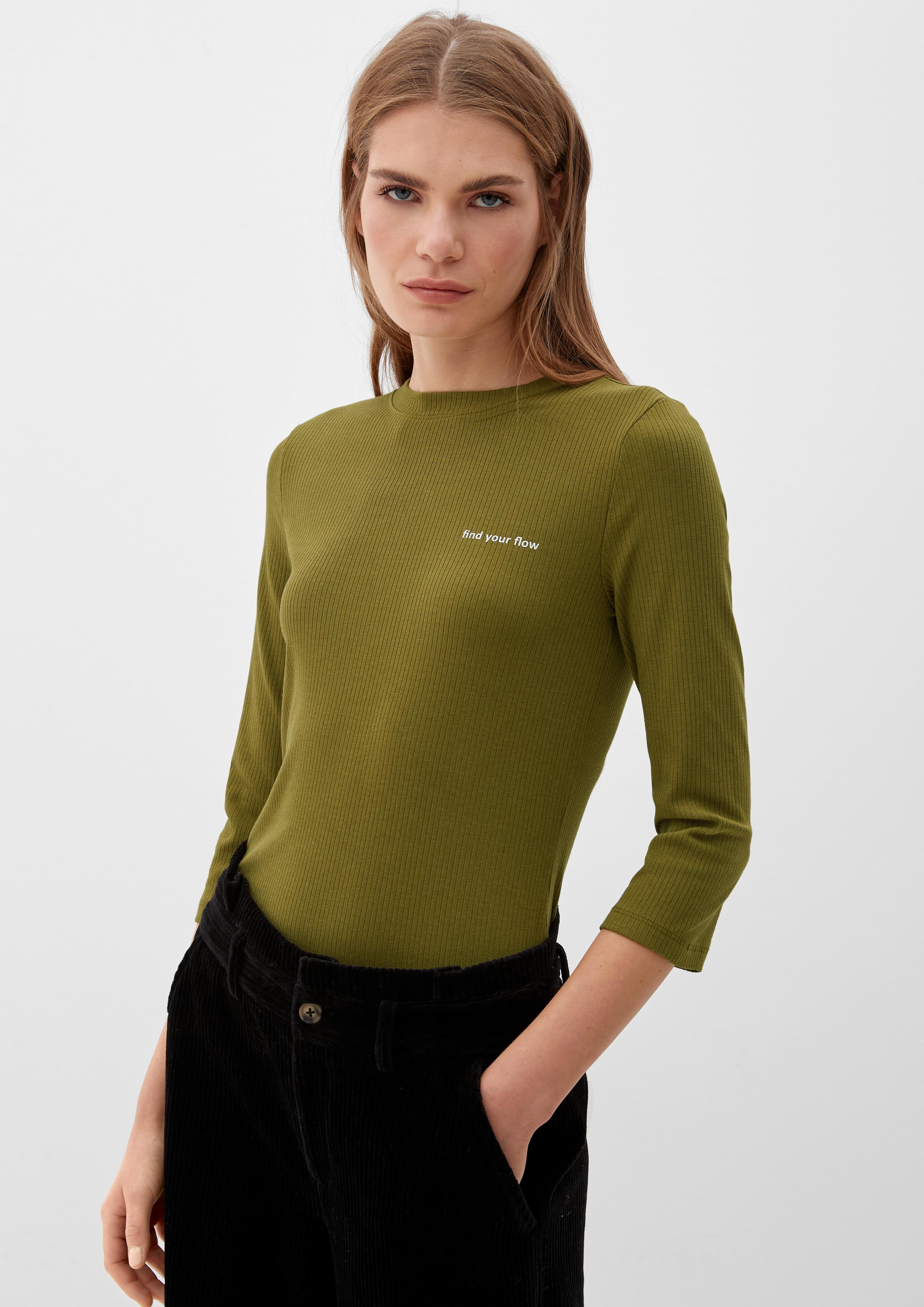 Shirt mit Rippstruktur  2122352-7734