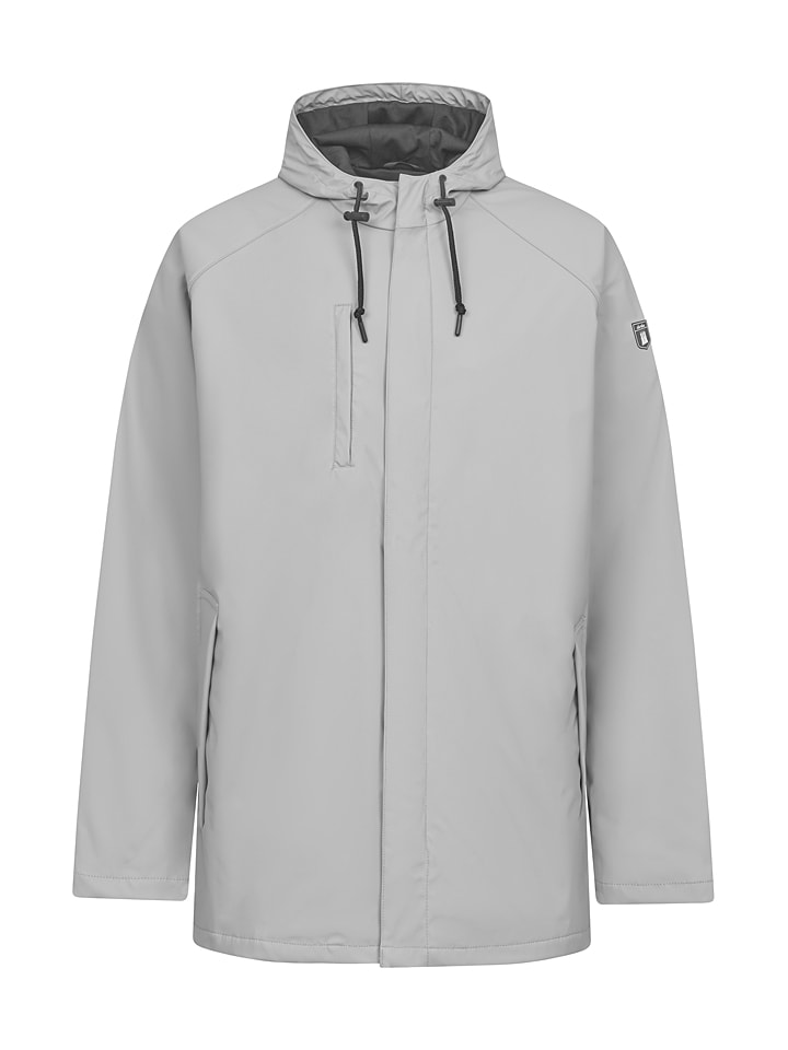 Derbe Regenjacke in Grau günstig kaufen