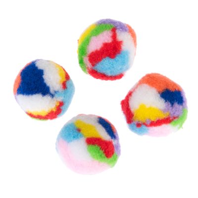TIAKI Katzenspielzeug-Set Flauschbälle
