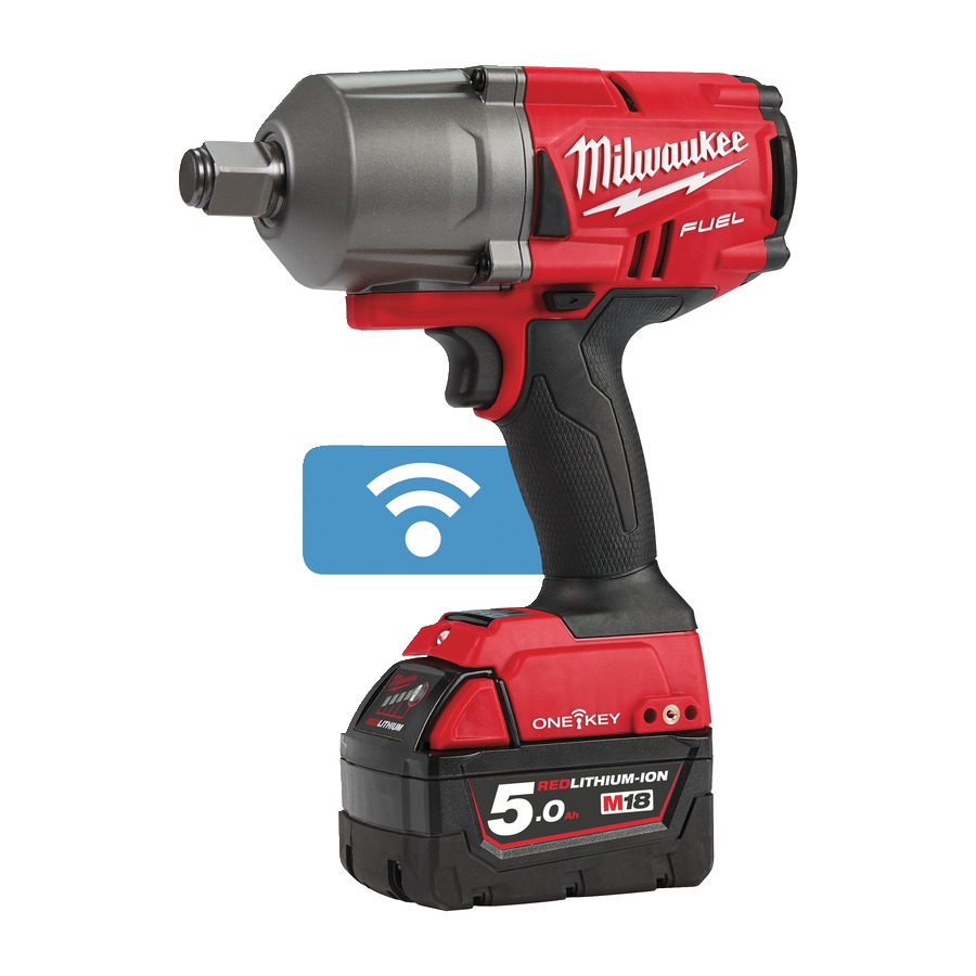 Milwaukee 4933459730 M18 OneFHIWF34-502X Bateria de íon de lítio de 18 volts e 5,0 Ah