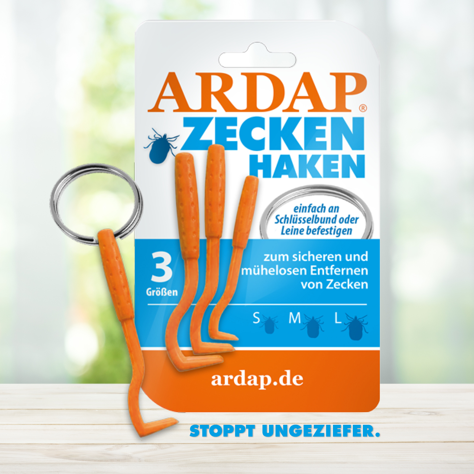 Ardap Floh- & Zeckenmittel Ardap Zeckenhaken 3er Pack