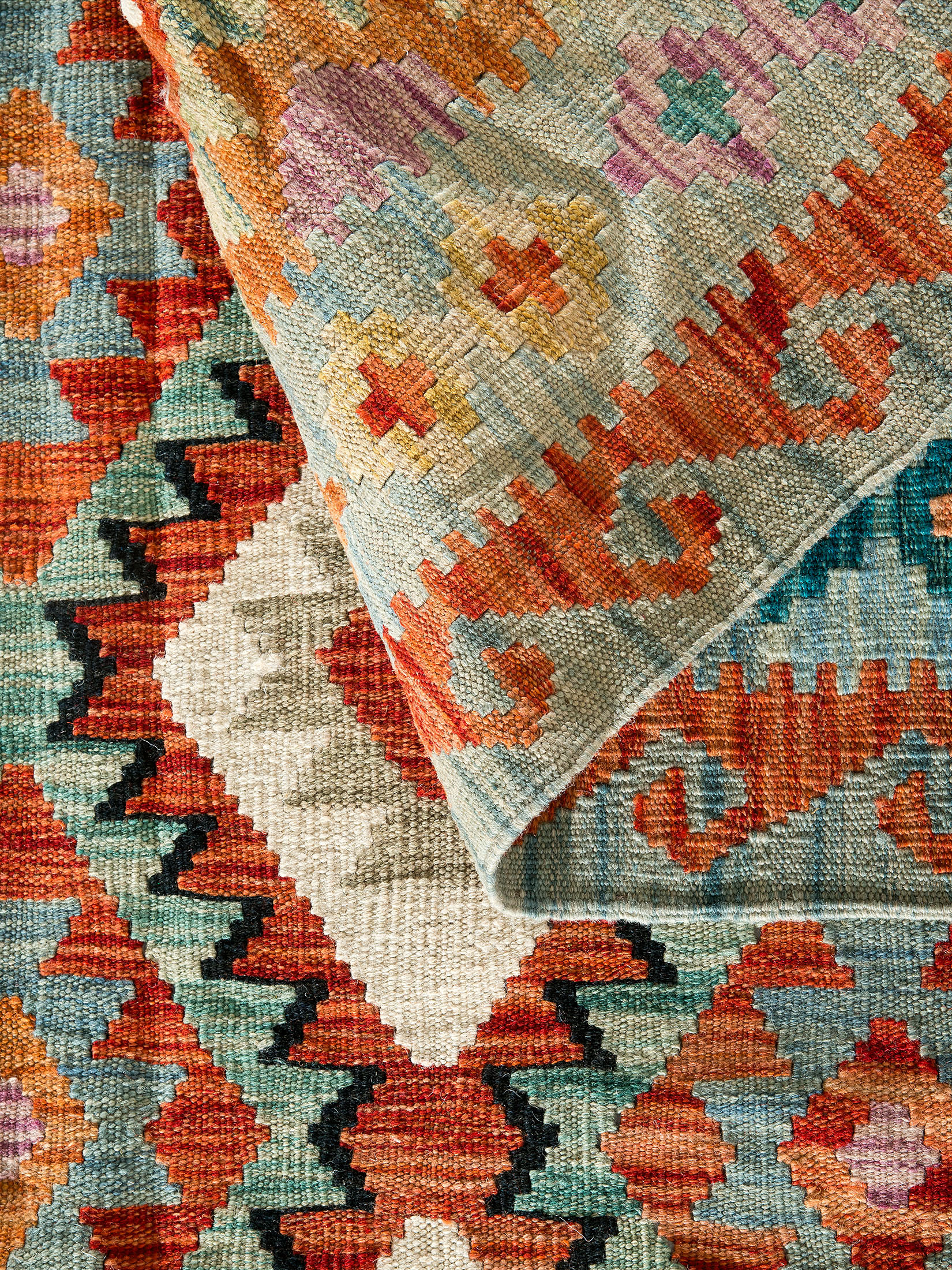Afghan Kelim ca. 170 x 245 cm, Unikat / Einzelstück
