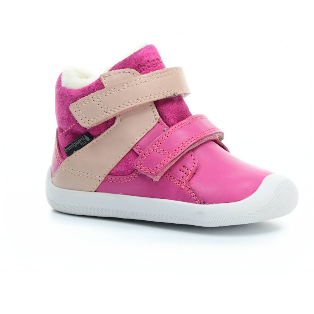 Bundgaard Walk Winter Sport Tex Dark Pink dunkelrosa Barfuß-Stiefeletten