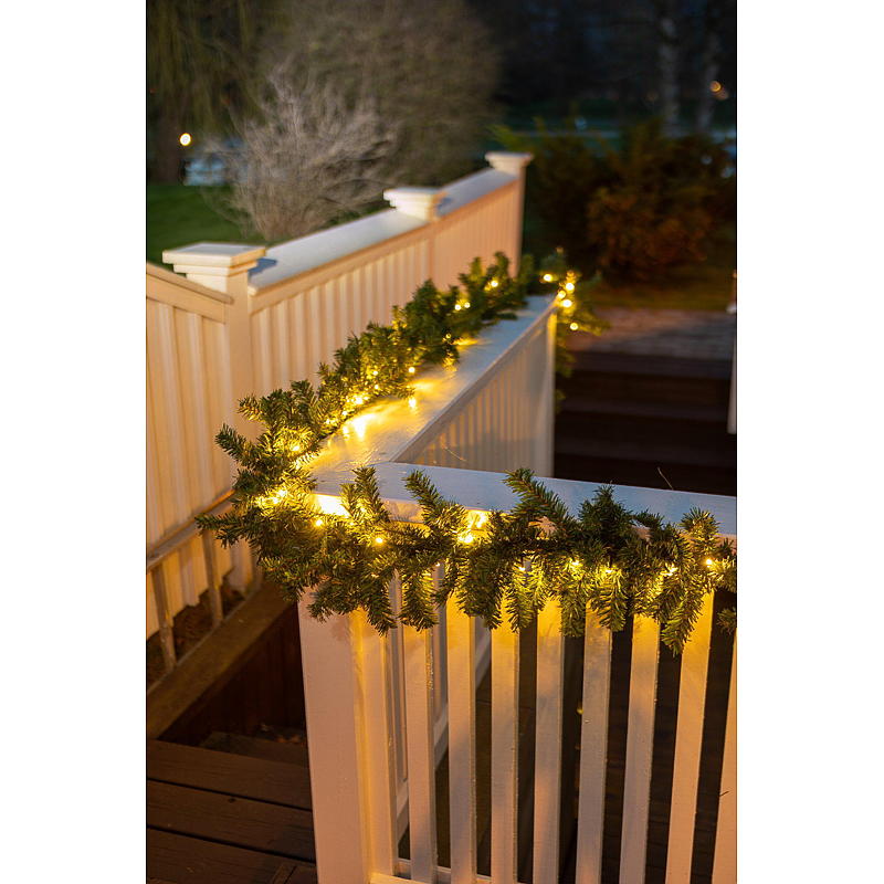 Light IT Girlander 5,1 m 80 LED startsett/påbygg, Stranda