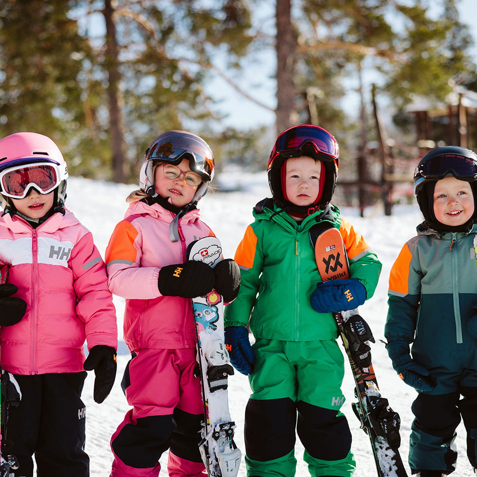 Kids’ Vertical Insulated Ski Jacket