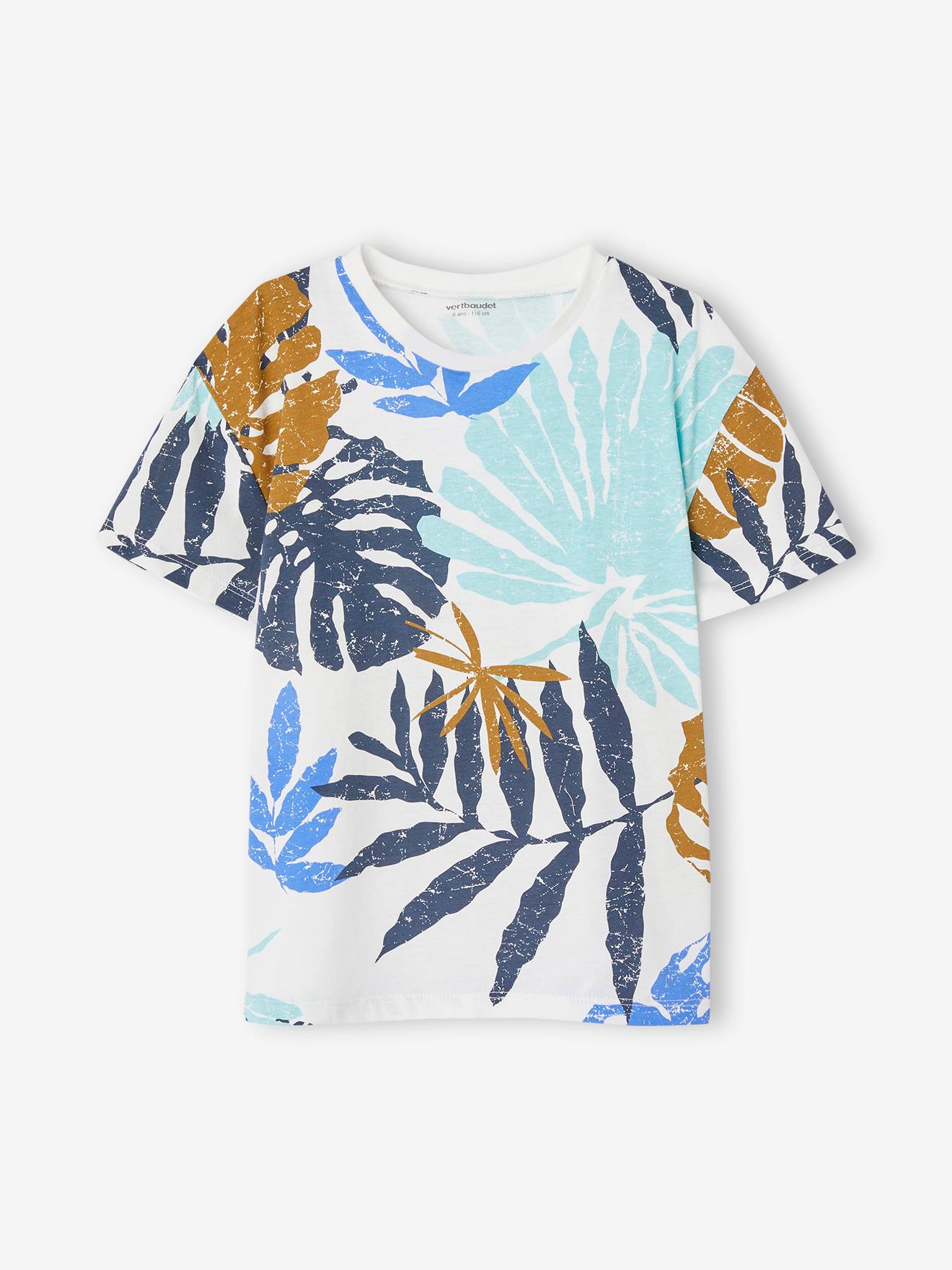 Vertbaudet Baby-Set: T-Shirt & Musselin-Shorts - nachtblau