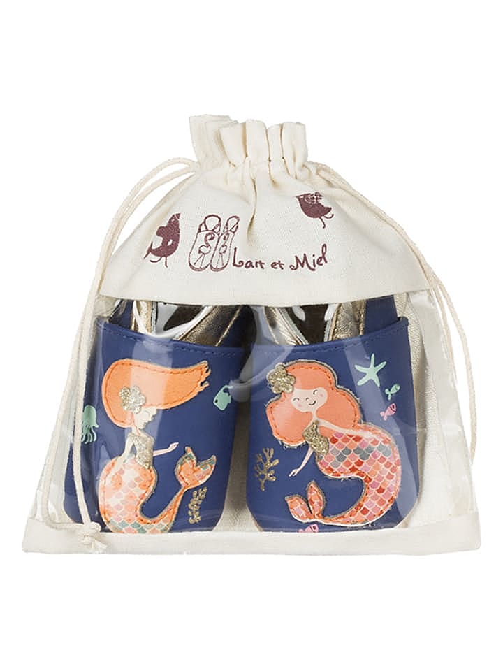Lait et Miel Leder-Krabbelschuhe 