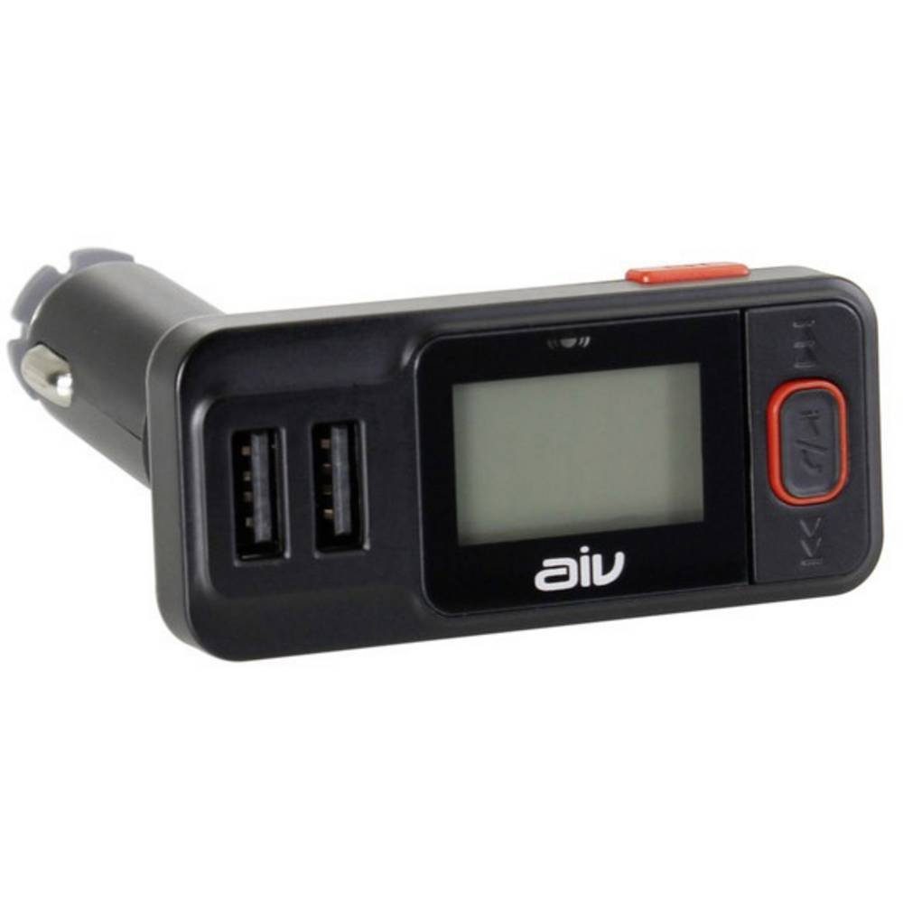AIV FM Transmitter mit Bluetooth KFZ-Transmitter, inkl. Freisprechfunktion, mit Fernbedienung