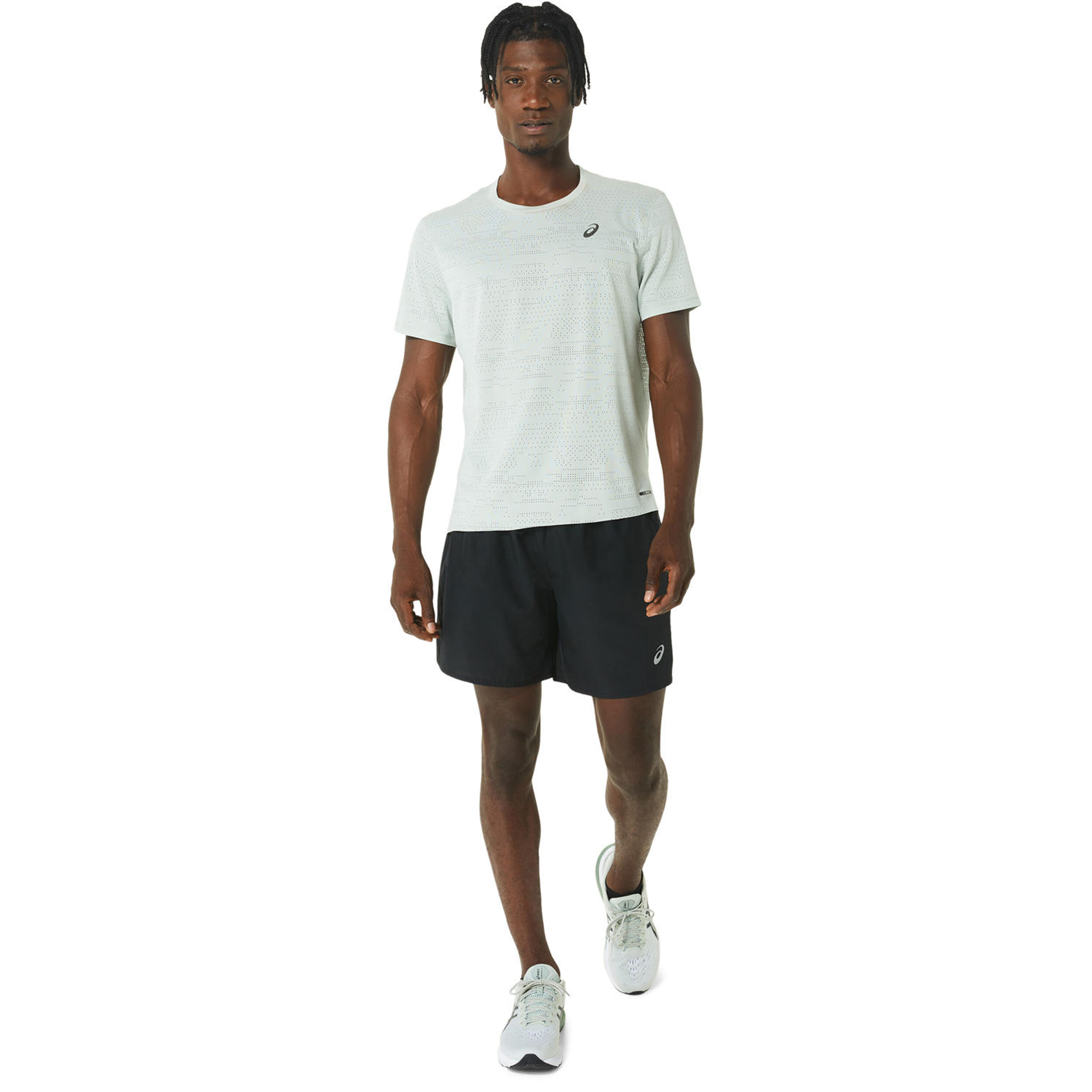 Icon Laufshorts Herren - Schwarz, Grau