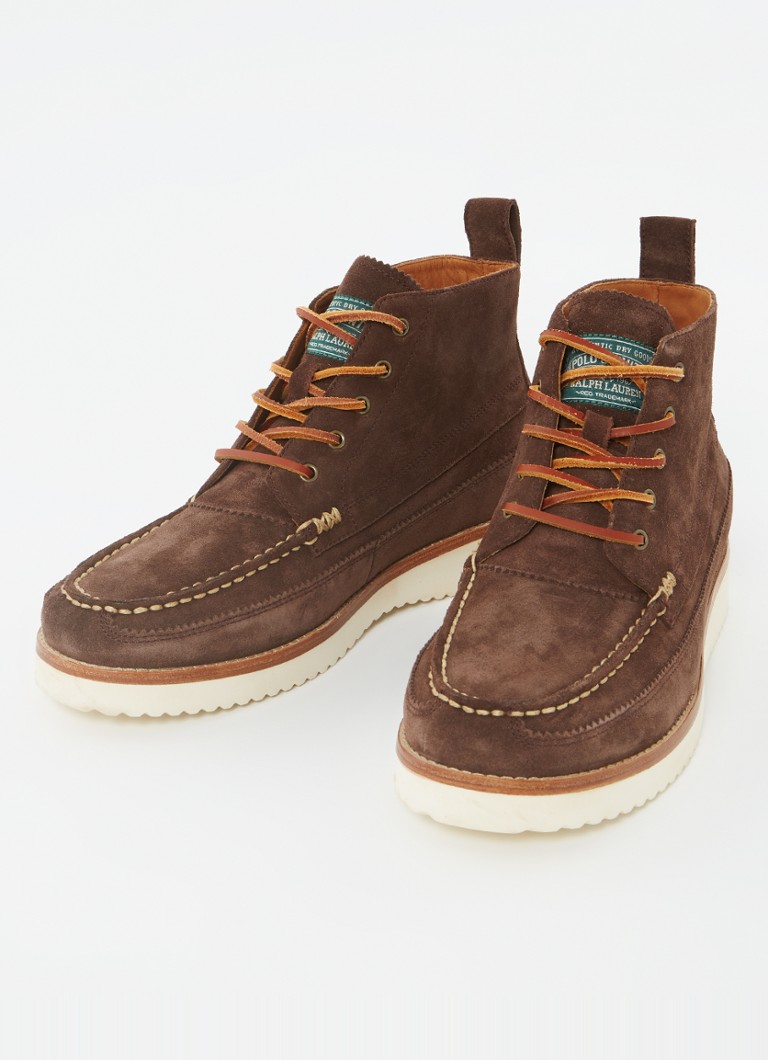 Pantofi cu șireturi din piele întoarsă Ralph Lauren Ranger