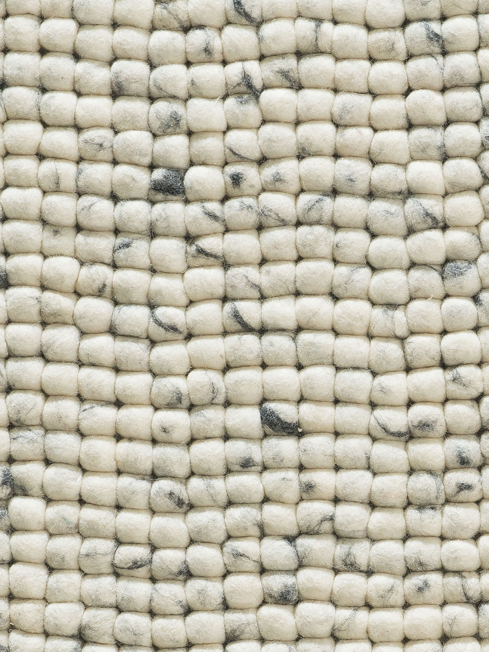 Smedby Filzkugel-Teppich, Grey Natural