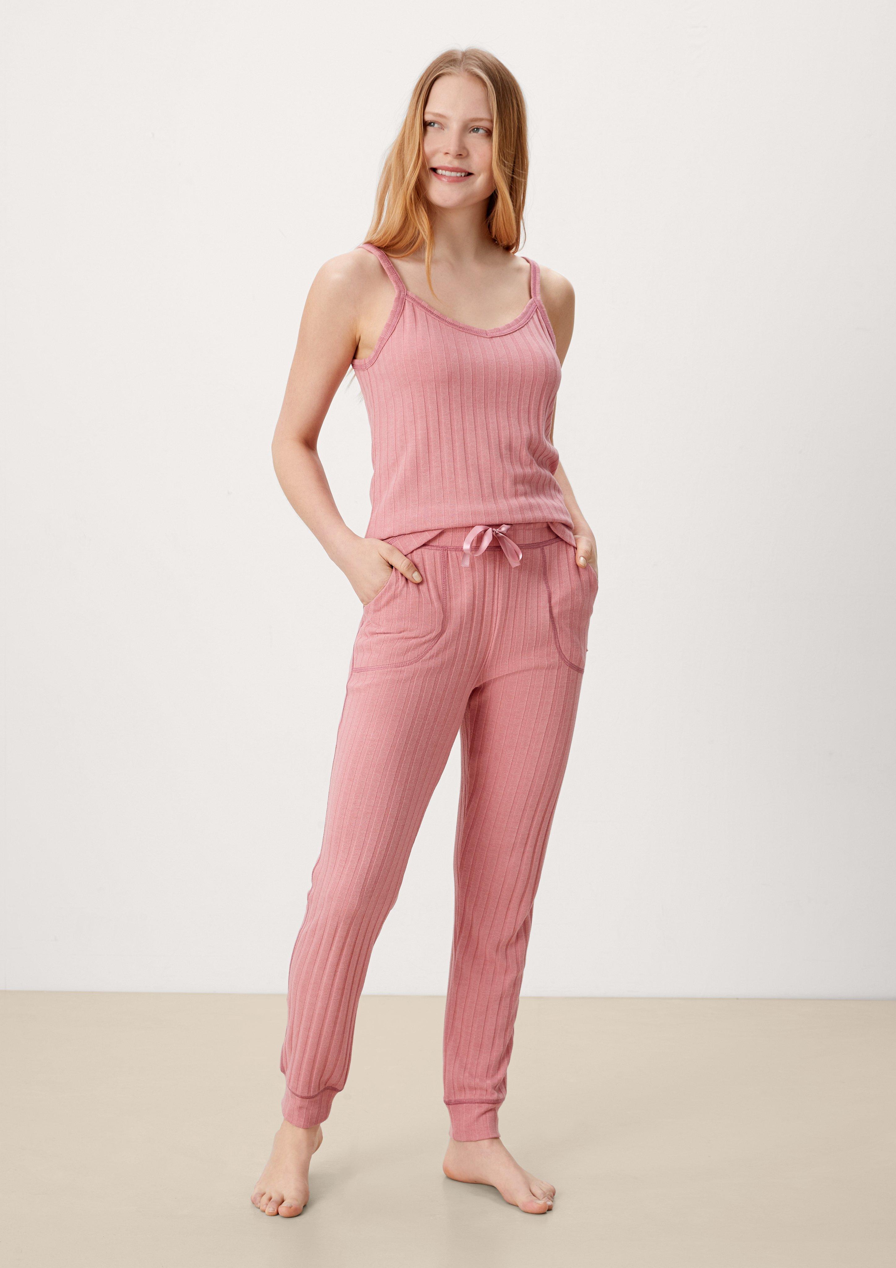 Pyjamatop aus Rippware  6007050-4500