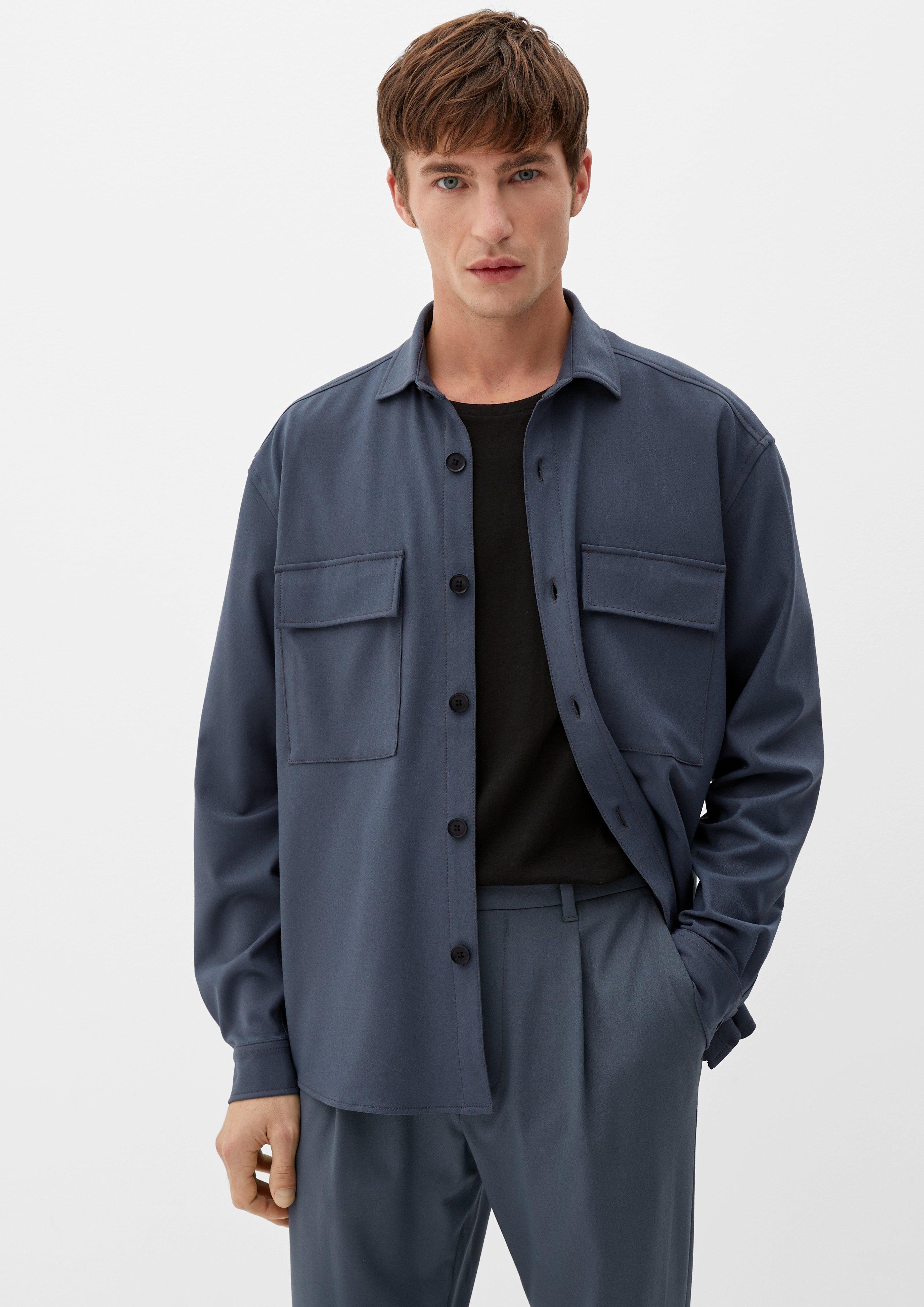 Hemdjacke aus Viskosestretch  2125817-9585