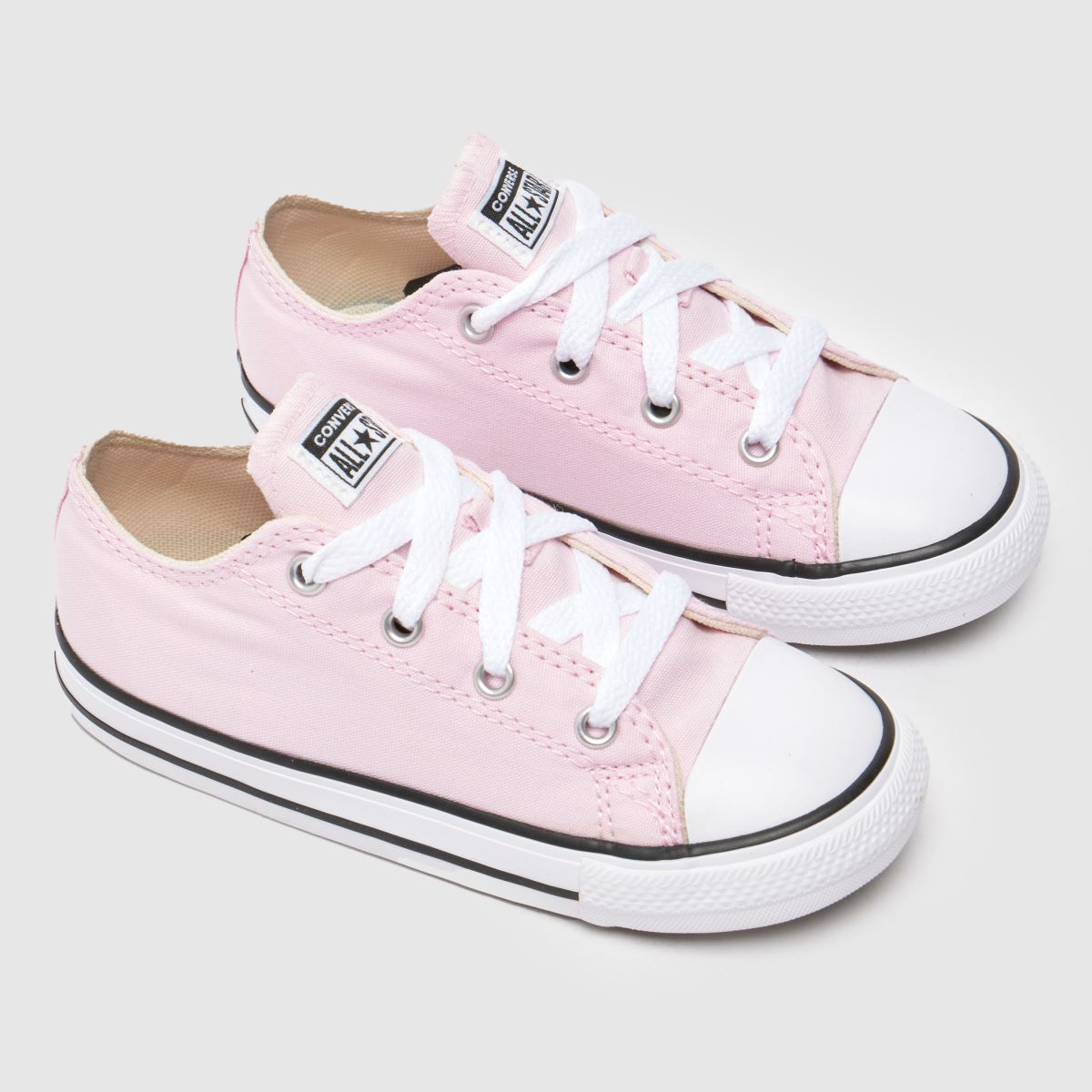 Bledo roza superge Converse All Star Lo za deklice z otroško obutvijo