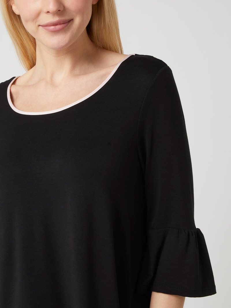 Pyjama mit Stretch-Anteil in schwarz