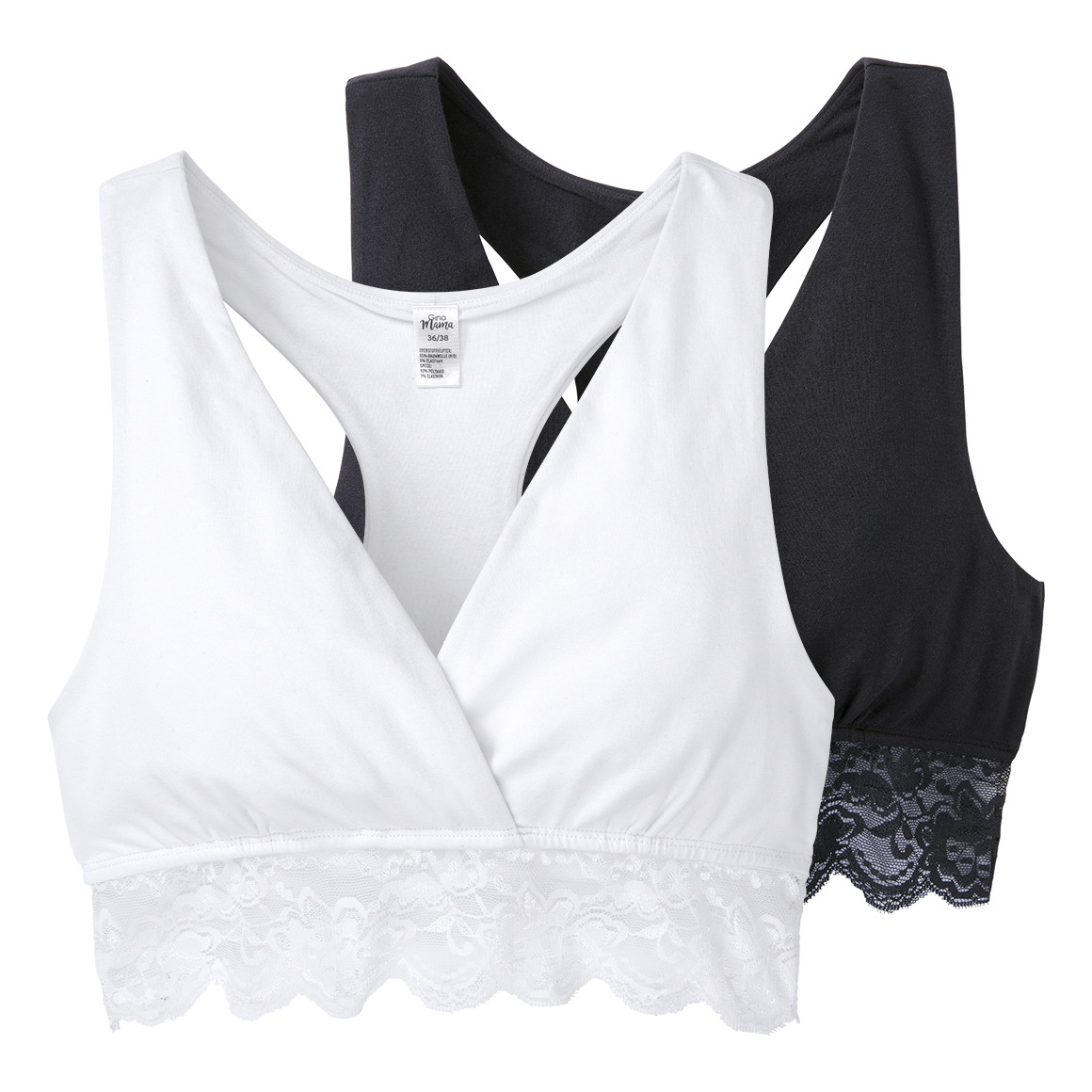 2 Damen Still-Bustiers im Set