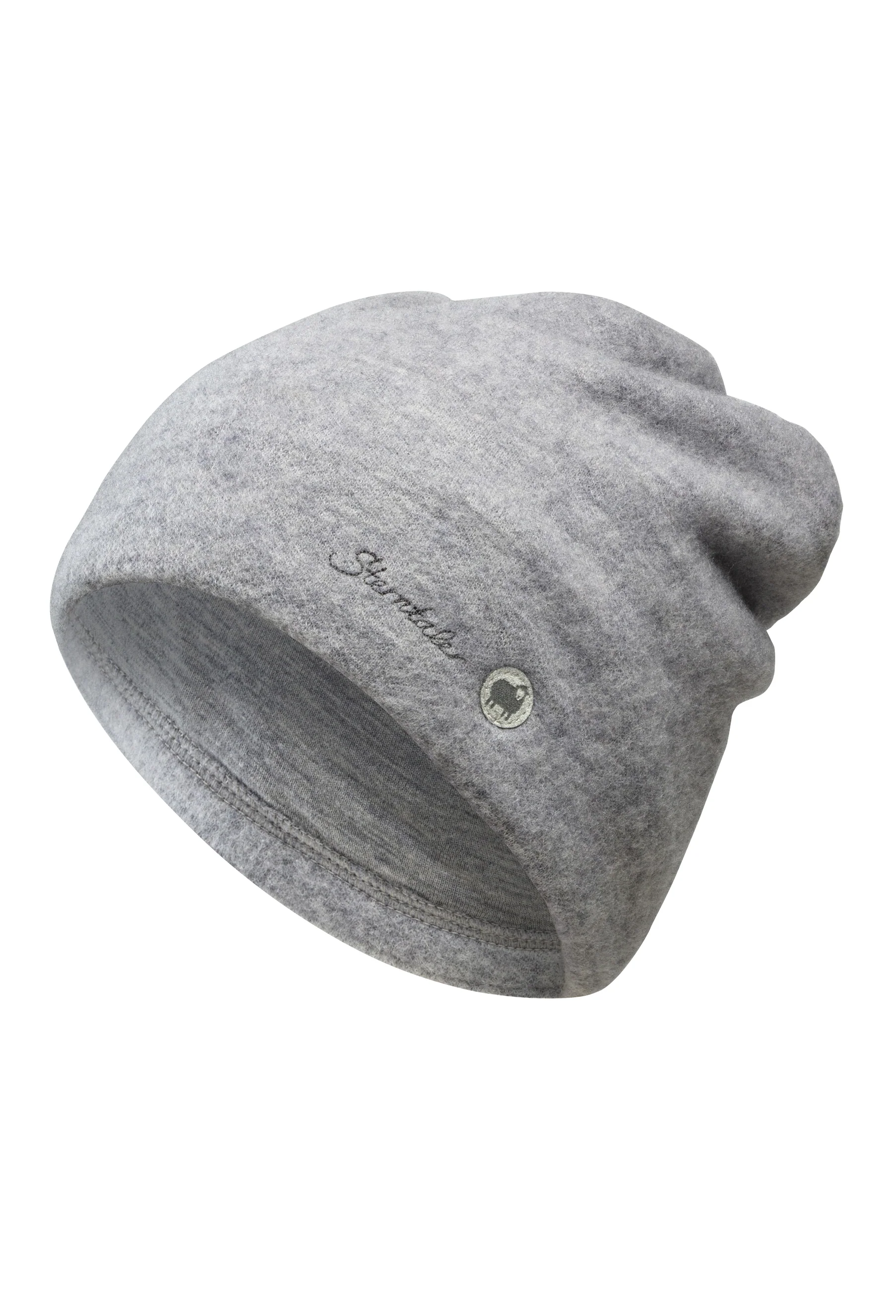 Slouch-Beanie aus Wolle (Merino) in 3 Farben