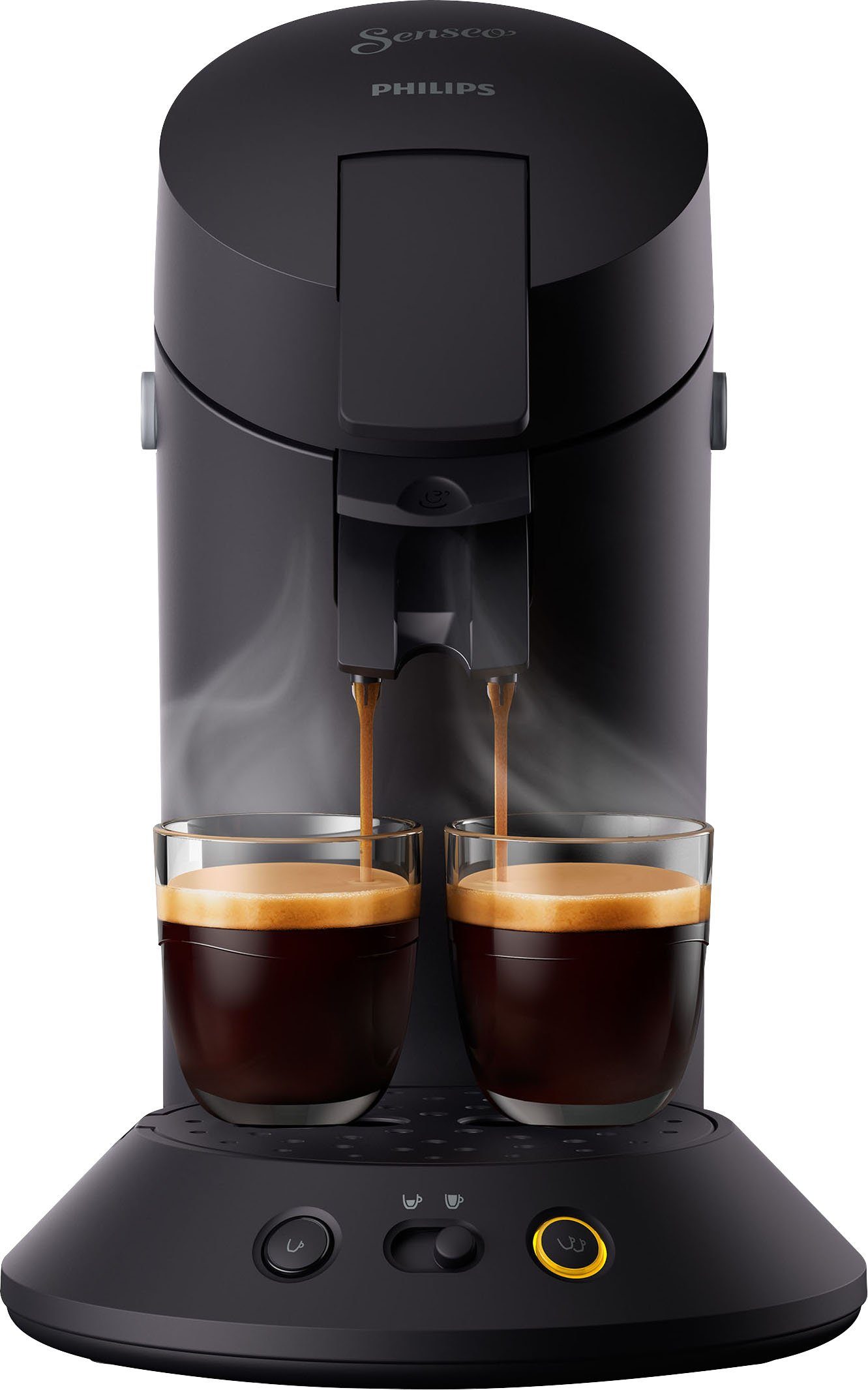 Philips Senseo Kaffeepadmaschine Original Plus Eco CSA210/22, aus 80% recyceltem Plastik*, 100 Senseo Pads kaufen und bis max.33 € zurückerhalten