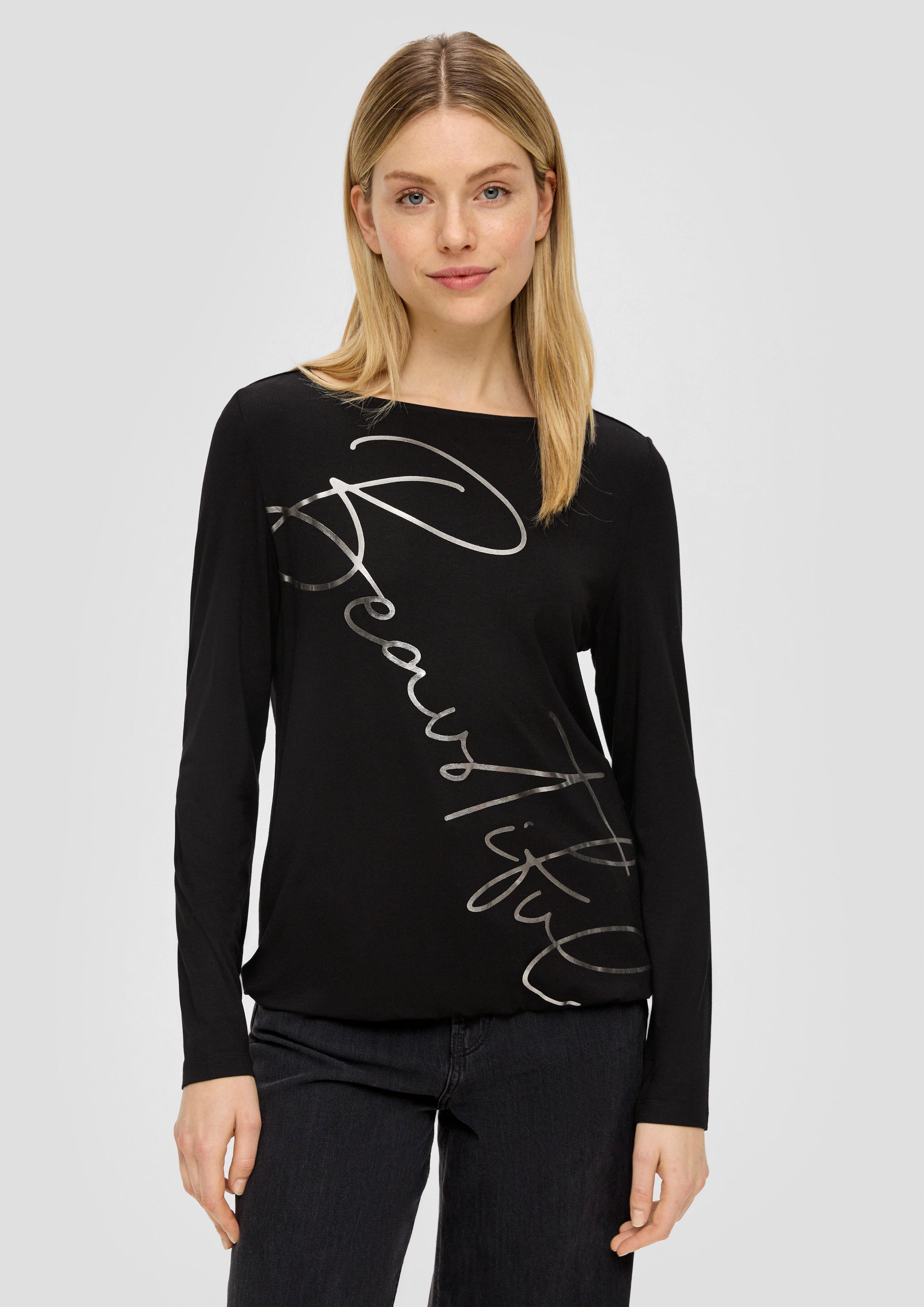 Longsleeve aus Viskosestretch  2138908-99D1