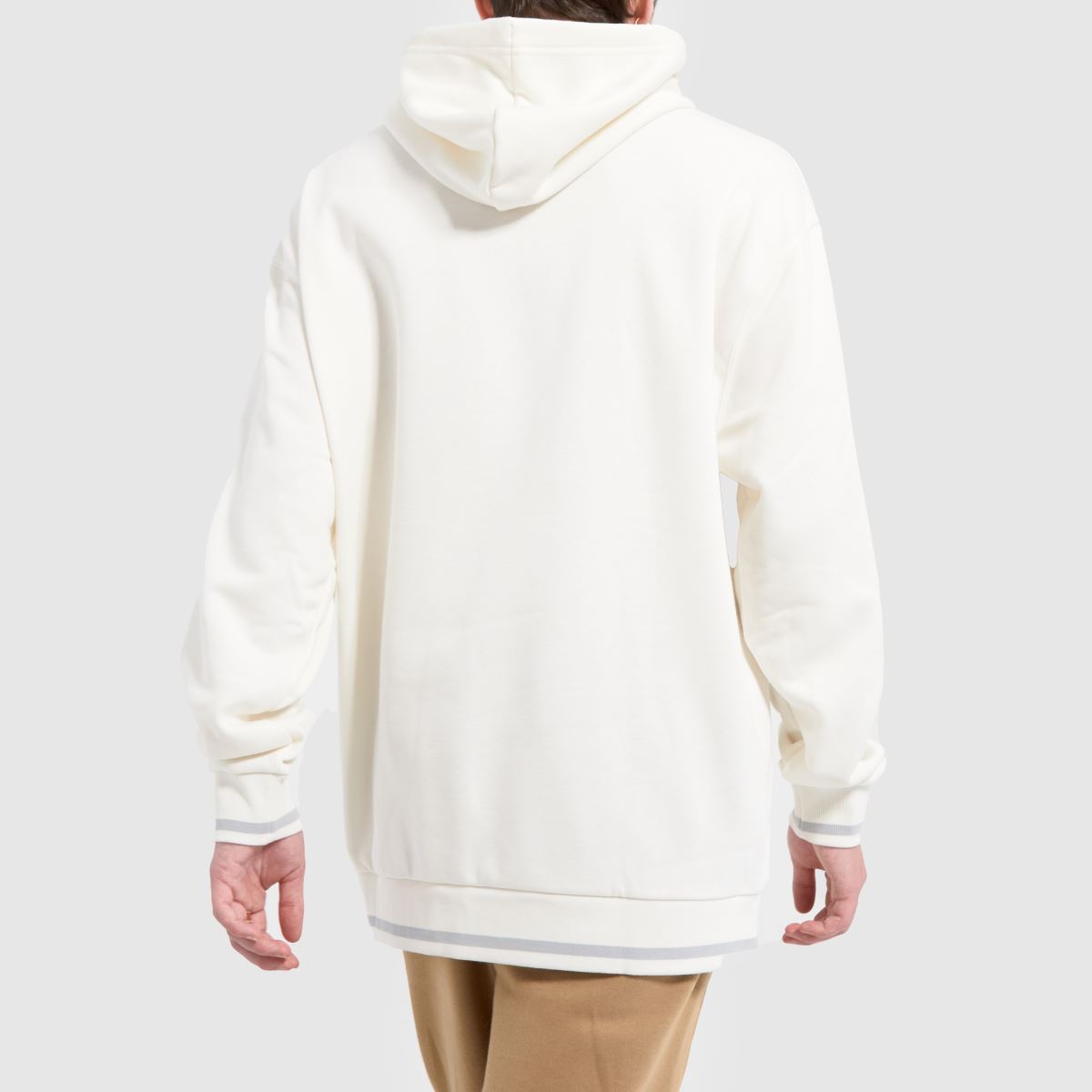 PUMA – Vit t-shirt med huva