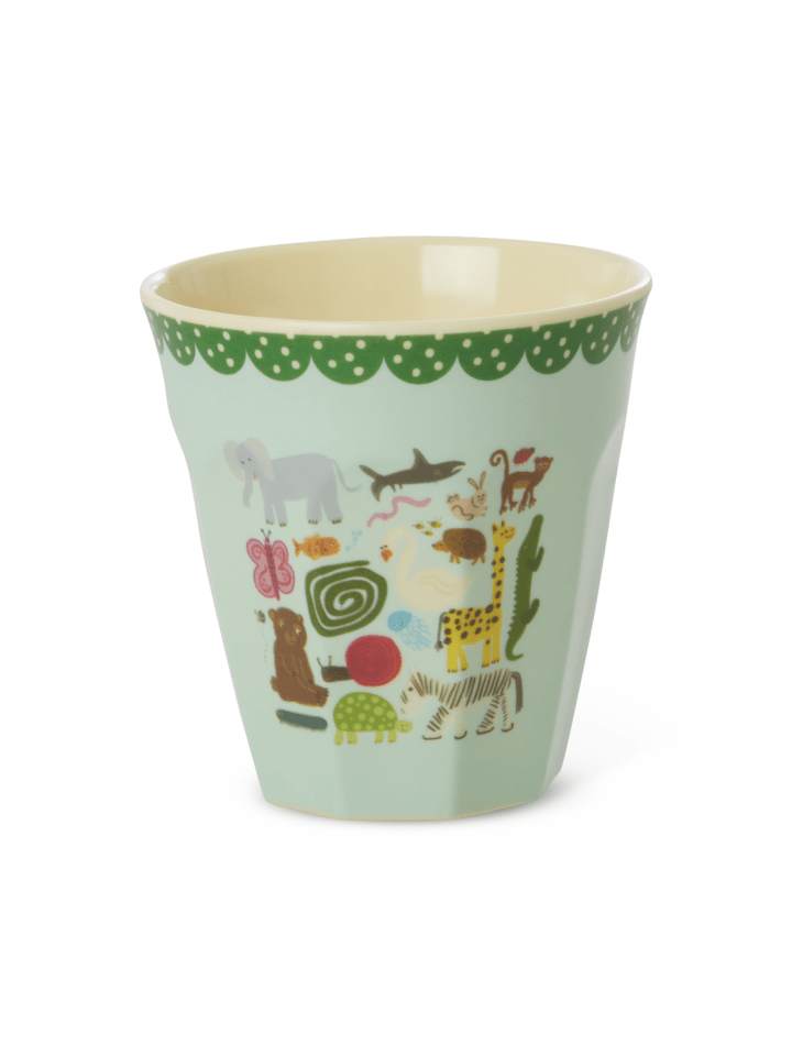 Rice Mittelgroßerbecher aus Melamin Wildlife in mint günstig kaufen onesize