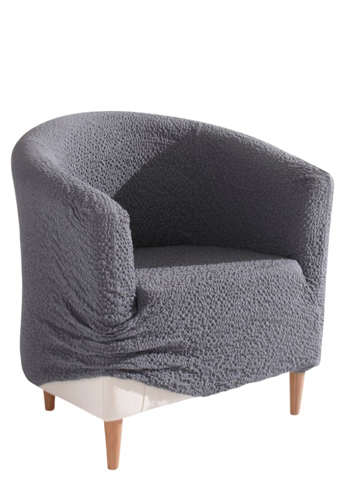 Sessel-Husse mit Crincle Design